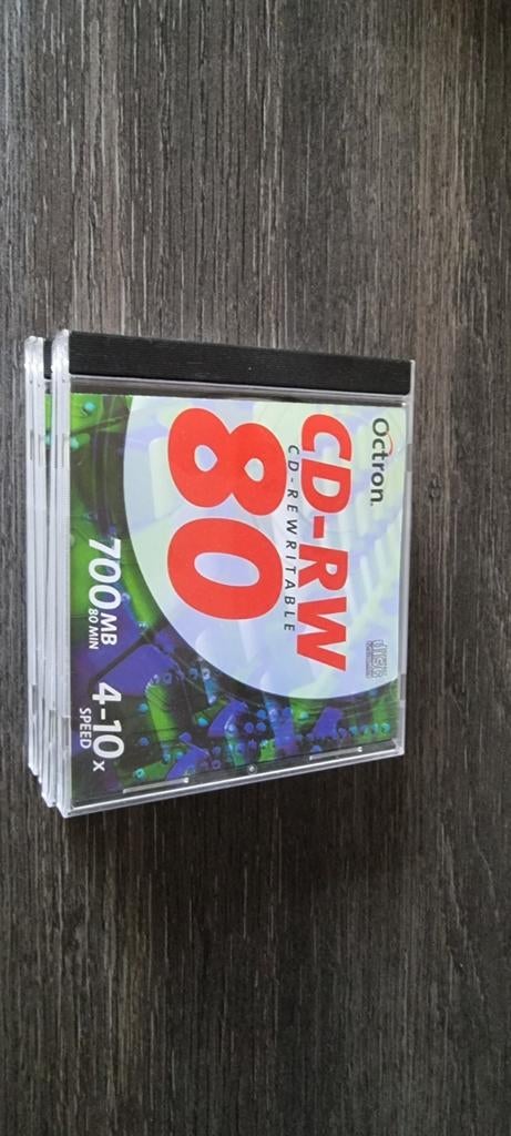 5 herschrijfbare cd's Ongebruikt, Enlèvement ou Envoi, Neuf, Cd