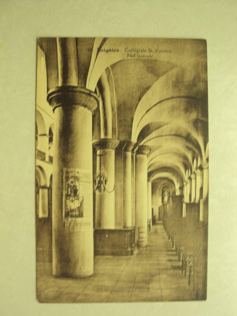 49925 - SOIGNIES - COLLEGIALE ST-VINCENT - NEF LATERALE, Collections, Cartes postales | Belgique, Envoi