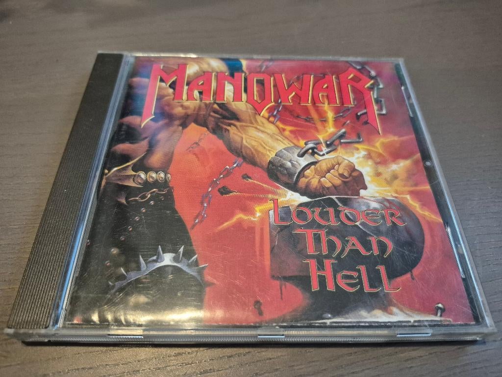 Cd Manowar : louder than hell, Ophalen of Verzenden, Zo goed als nieuw