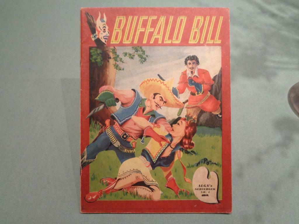 Buffalo Bill 1 - Alga's serieboek - Lennart Ek 1947, Boeken, Stripverhalen, Ophalen of Verzenden, Gelezen