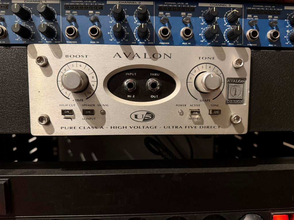 Avalon Design U5 DI box, Enlèvement, Comme neuf, Guitare basse
