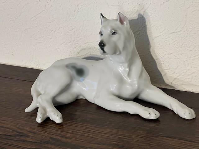Deense dog porselein Gebrüder Heubach, Ophalen