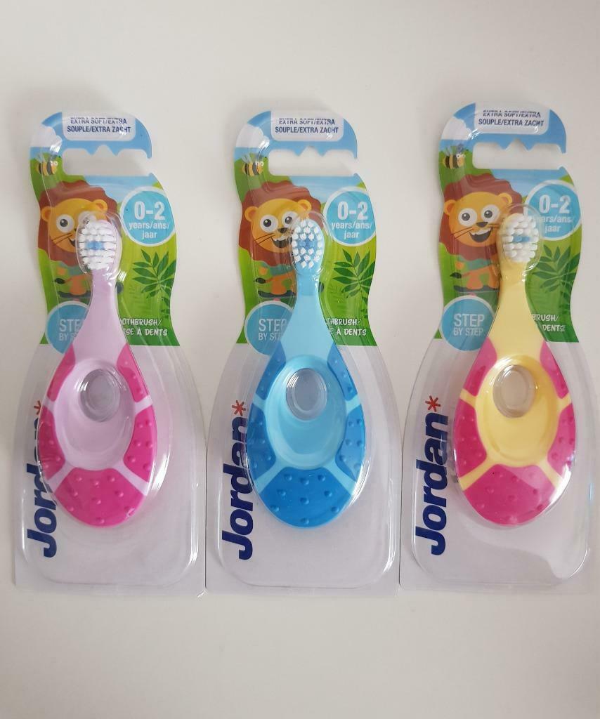 Jordan baby 0-2 jaar tandenborstel step by step, Kinderen en Baby's, Ophalen of Verzenden, Nieuw
