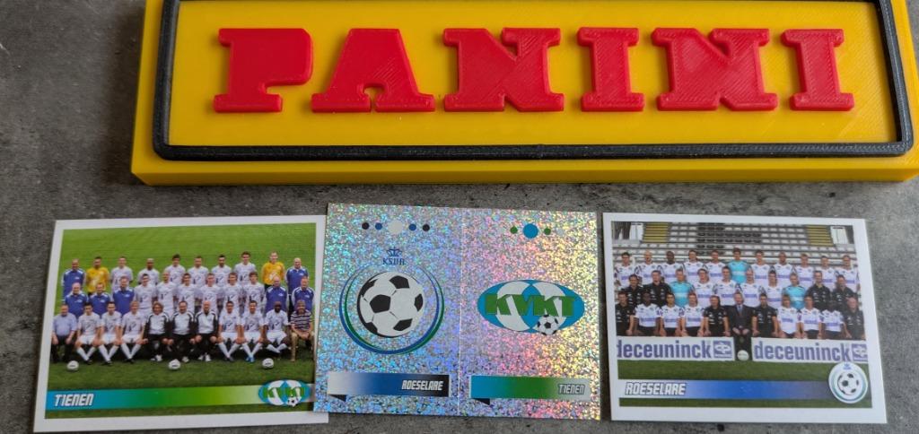 PANINI FOOTBALL 2011 3X  : 469/470/1/472  ROESELARE/TIENEN, Verzenden, Nieuw