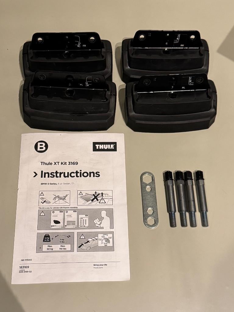 Thule Fit Kit 3169 (BMW 5 sedan 2017-), Ophalen of Verzenden, Gebruikt