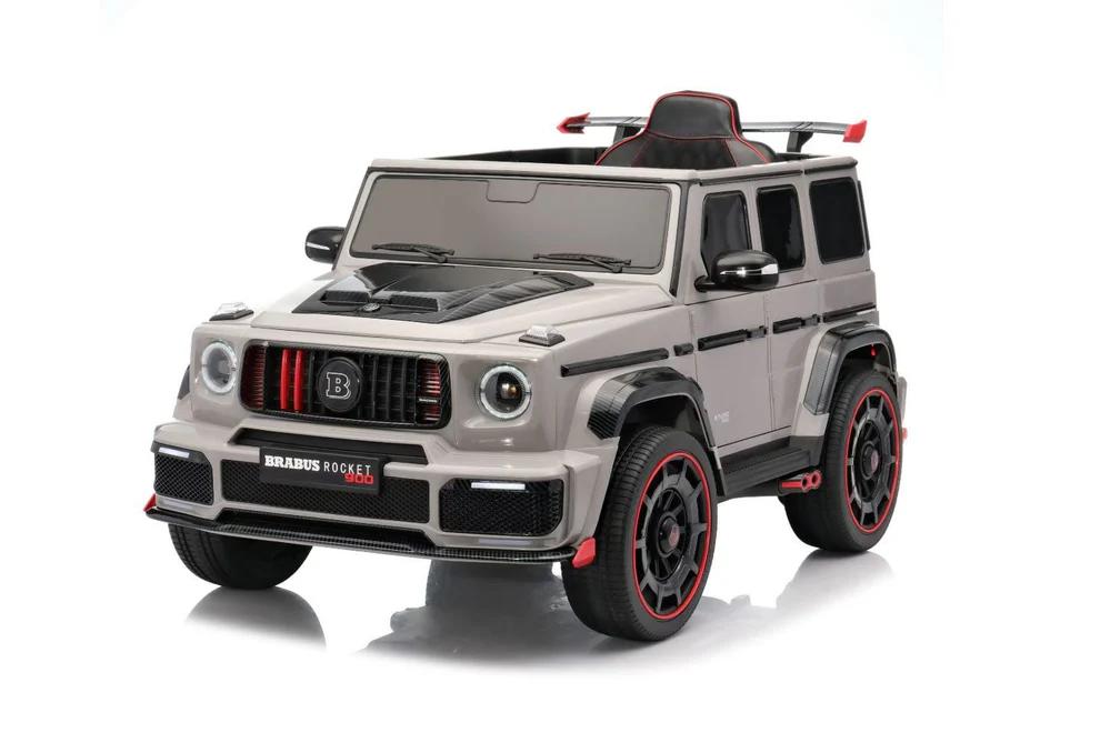 G63 Brabus Rocket 900 - XL | Elektrische Kinderauto - Grijs, Kinderen en Baby's, Autostoeltjes, Ophalen of Verzenden, Nieuw