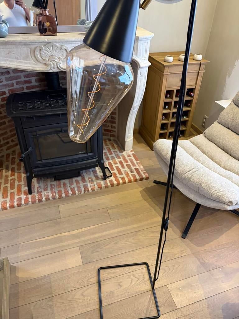 Staande lamp, Landelijk modern, Comme neuf, Métal, 150 à 200 cm