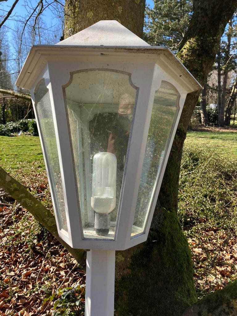 Aluminium lantaarnpaal, 1, 60 m., Ophalen