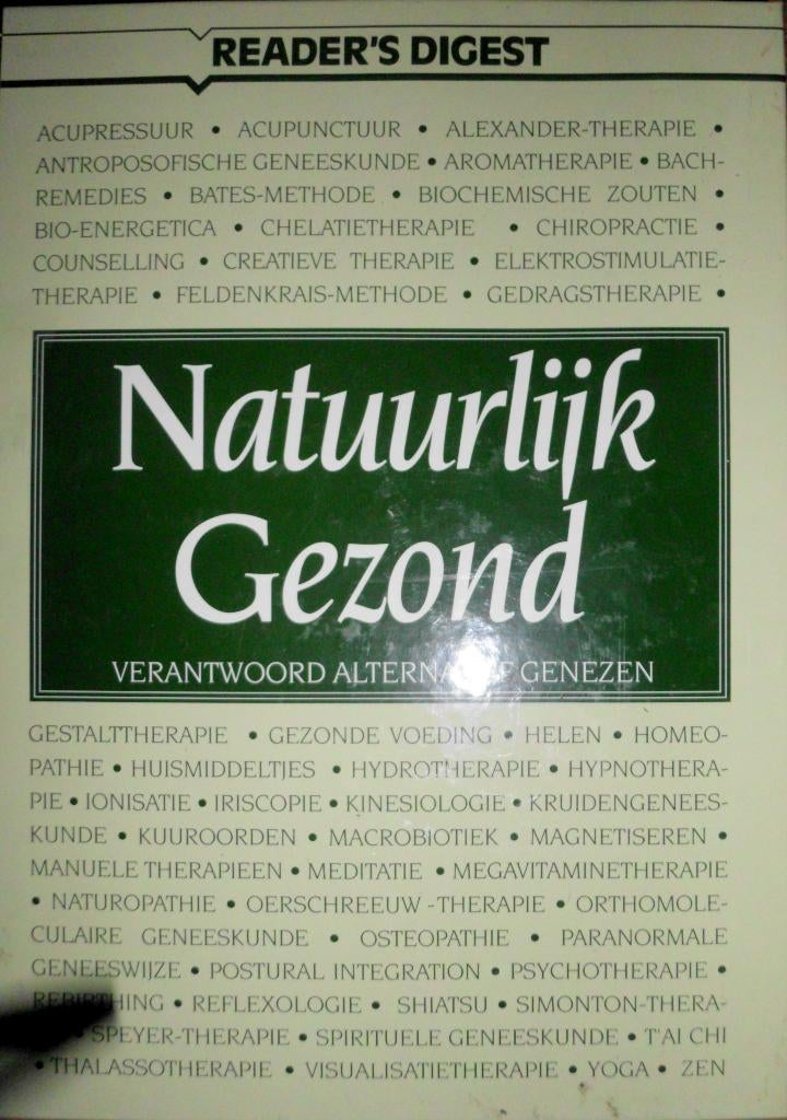 VINTAGE boek / Natuurlijk gezond, Livres, Ésotérisme & Spiritualité, Enlèvement, Comme neuf, Autres sujets/thèmes, Arrière-plan et information