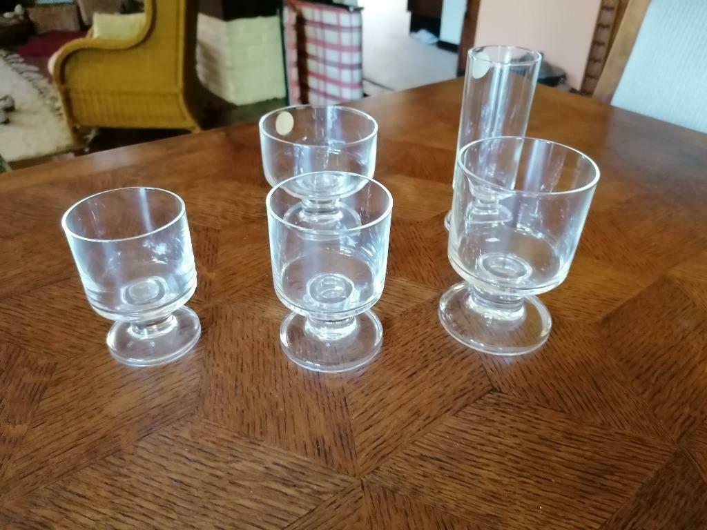 Design 1970, volledig kristallen glasservies, Antiek en Kunst, Ophalen