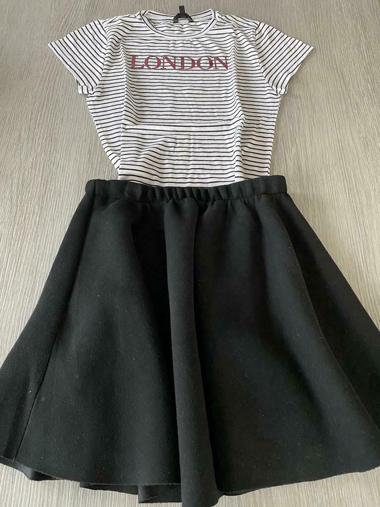 Rok + shirt - maat 158/164, Ophalen of Verzenden, Gebruikt, Meisje, Setje