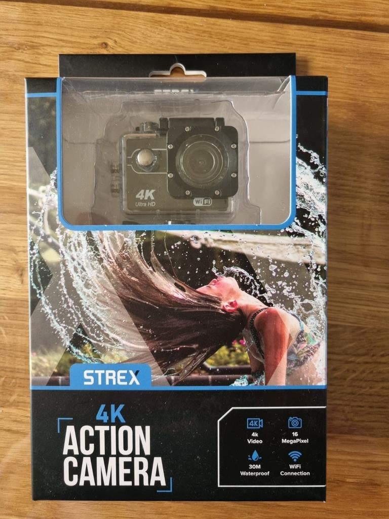 Strex 4k action camera, Ophalen of Verzenden, Zo goed als nieuw