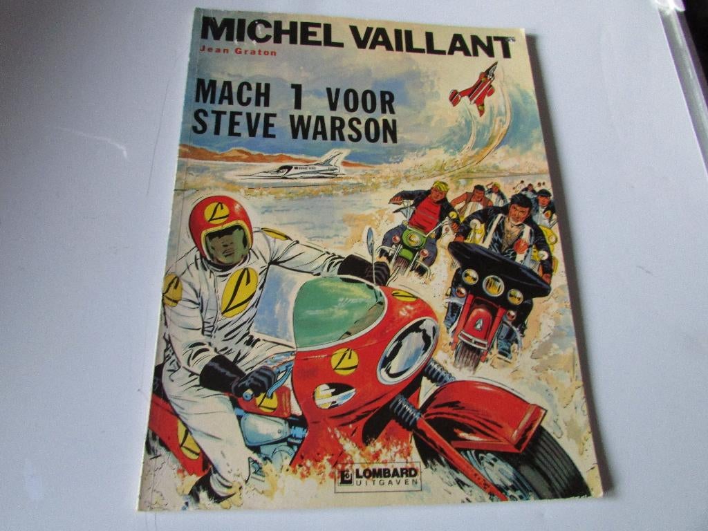 MICHEL VAILLANT, MACH 1 VOOR STEVE WARSON, Gelezen, Jean Graton, Eén stripboek, Ophalen of Verzenden