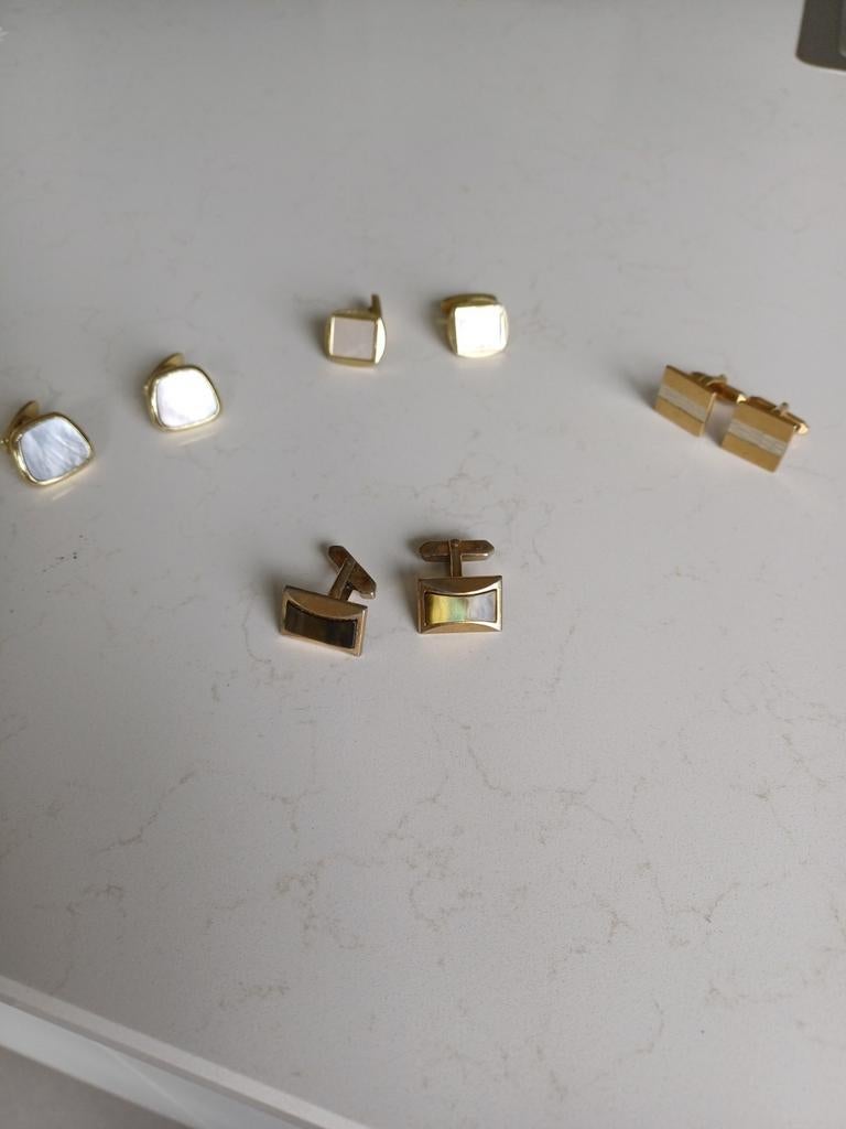 Boutons de manchette, Bijoux, Sacs & Beauté, Boutons de manchette, Enlèvement, Comme neuf, Pierre