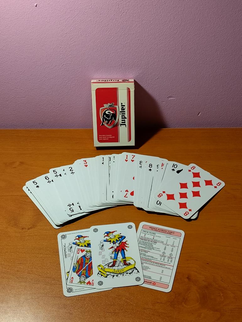 Jupiler kaartspel, Hobby en Vrije tijd, Ophalen, Zo goed als nieuw