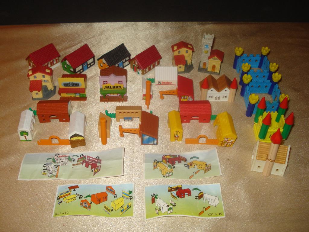 KINDER Lot d'Anciennes Séries Maisons Diverses 1992 - 1999, Enlèvement ou Envoi, Comme neuf, Autres types