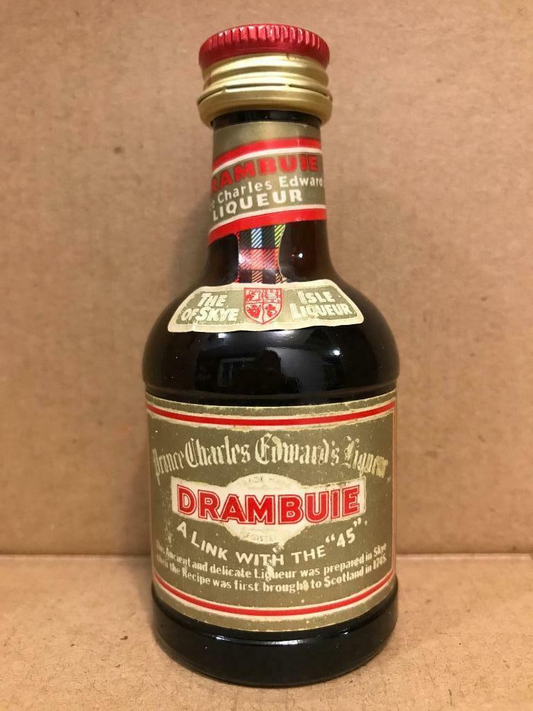 Drambuie - Prince Charles - Mignonnette d'alcool - Ecosse, Autres régions, Enlèvement ou Envoi, Pleine, Utilisé