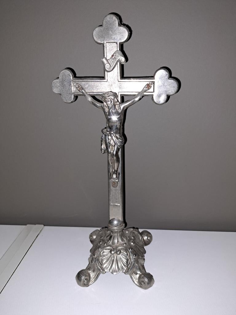 Antiek kruisbeeld jezus, Antiek en Kunst, Antiek | Religieuze voorwerpen, Ophalen of Verzenden