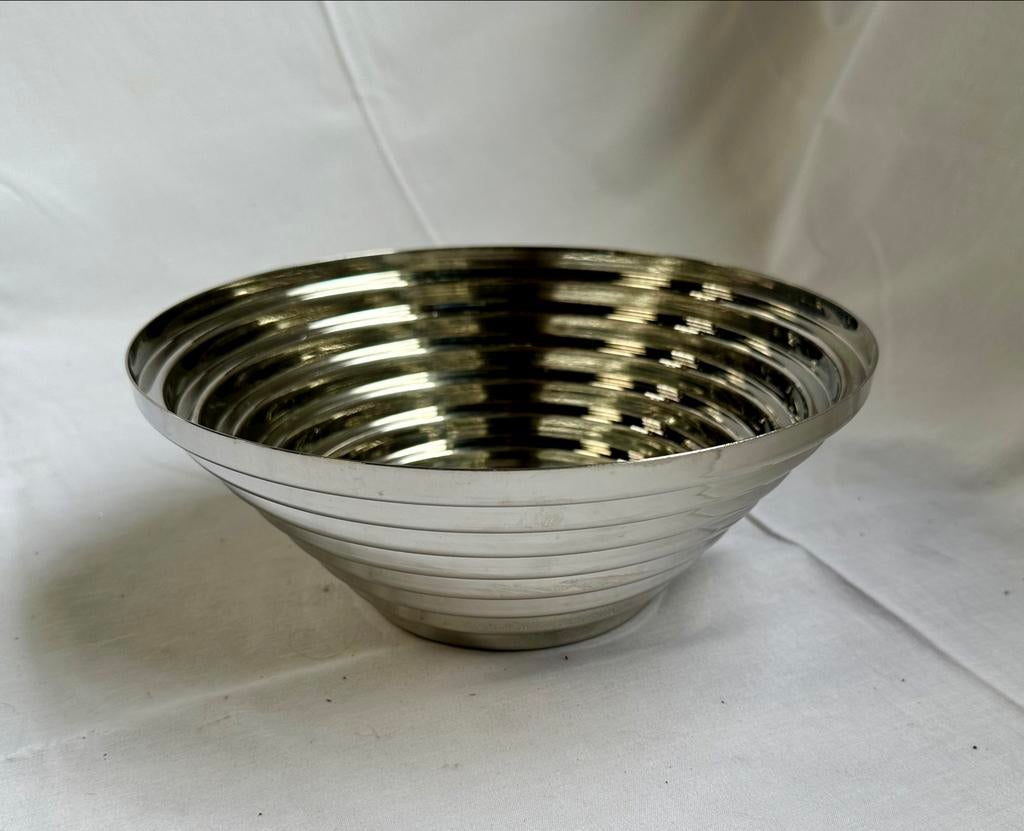Alessi Maya bowl - Giulio Confalonierui 18/10, Ophalen of Verzenden, Zo goed als nieuw, Schaal