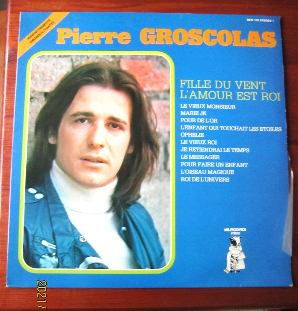 Vinyle 33 T "les plus grands succès de Pierre GROSCOLAS", Envoi, Utilisé