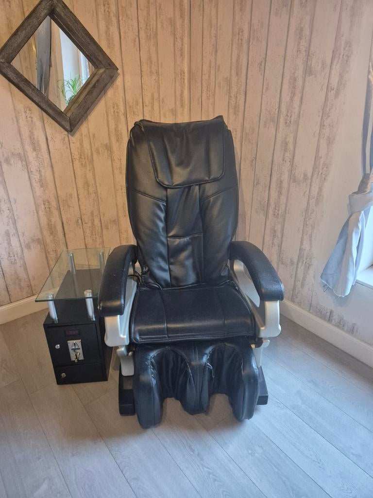 pro massagestoelen met muntmechanisme, Ophalen