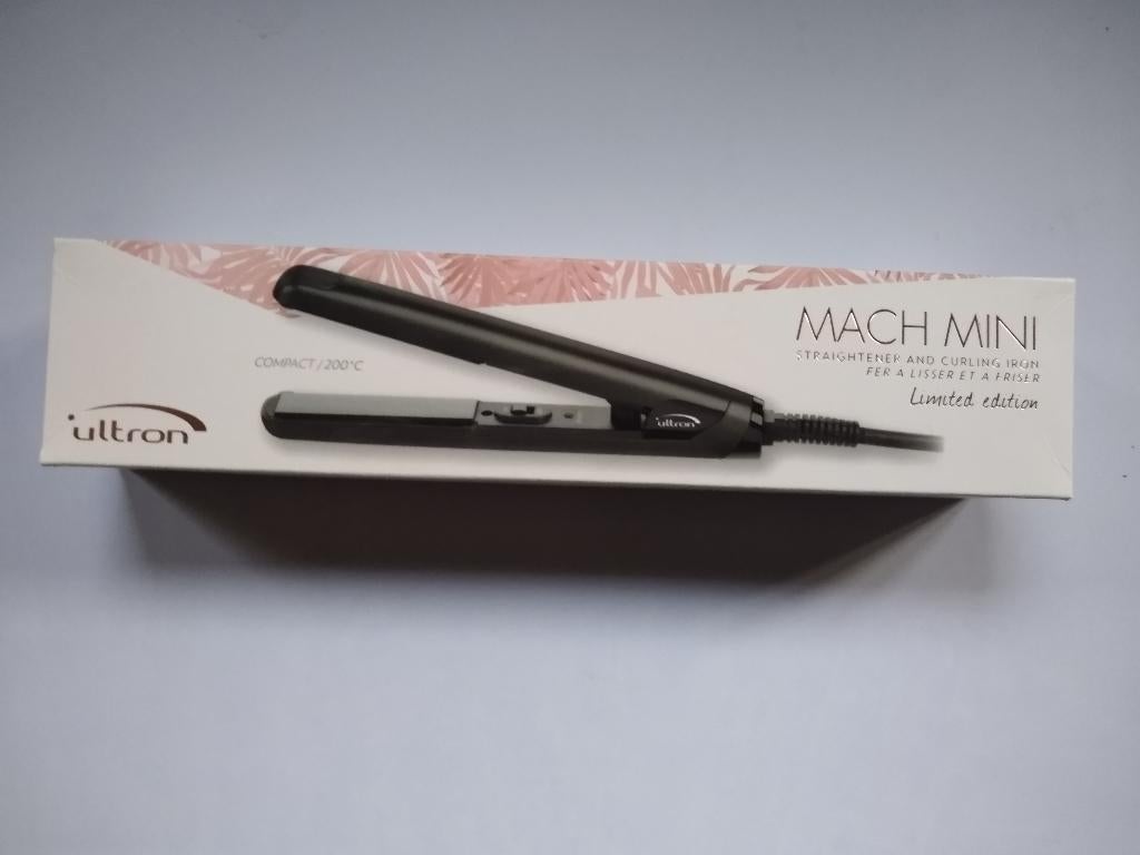 Mini fer à lisser Mach mini Straight. & Curling, Ultron new, Electroménager, Enlèvement, Neuf, Soin des cheveux