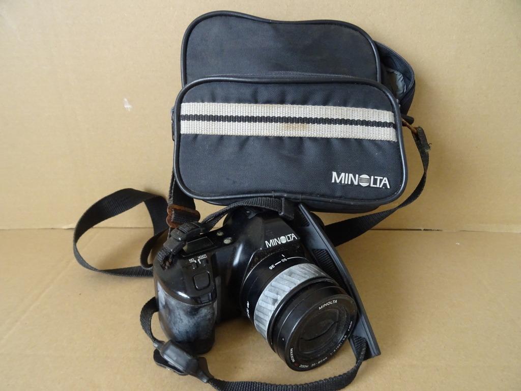 Vintage fotocamera camera Minolta Maxxum 3000i met tas 1988, Audio, Tv en Foto, Fotocamera's Analoog, Ophalen of Verzenden, Gebruikt