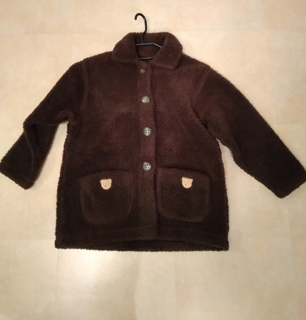 Teddy jas en fleece vest MT 134, 20 euro voor 2 stuks, Ophalen of Verzenden, Zo goed als nieuw, Meisje, Jas