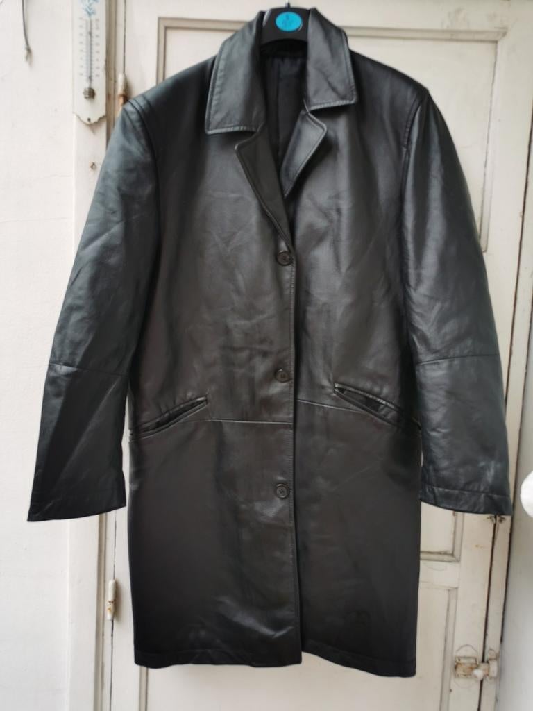 Veste longue cuir homme, Vêtements | Hommes, Enlèvement, Comme neuf