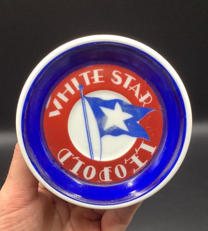 Oud White Star Léopold asbak, Verzamelen, Merken en Reclamevoorwerpen, Gebruikt, Ophalen of Verzenden
