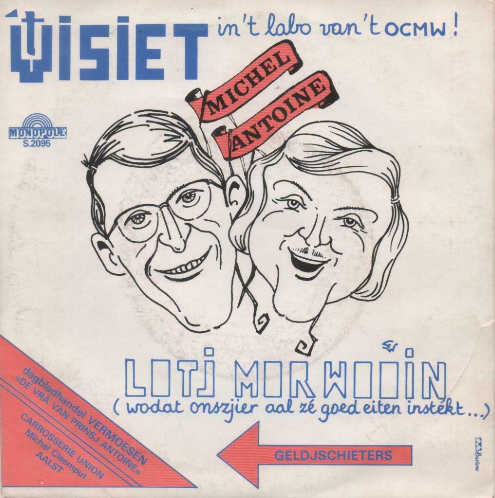 Aalst Carnaval 45t Antoine & Michel Visiet in het OCMW, Cd's en Dvd's, Ophalen of Verzenden, Gebruikt, Overige formaten, Overige genres
