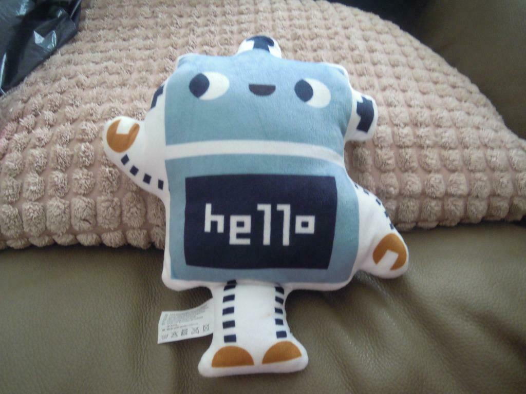 knuffel robot zeeman (doos 103), Kinderen en Baby's, Speelgoed | Knuffels en Pluche, Ophalen of Verzenden, Nieuw