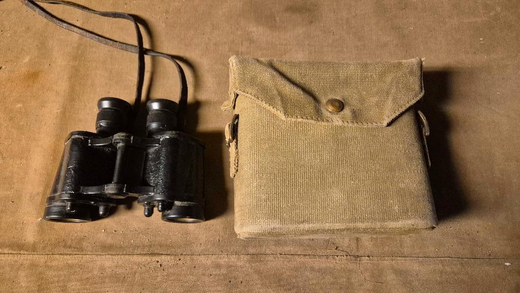 Jumelles britanniques Kershaw 1944 avec etui de 1939, Collections, Enlèvement ou Envoi, Armée de terre, Autres types