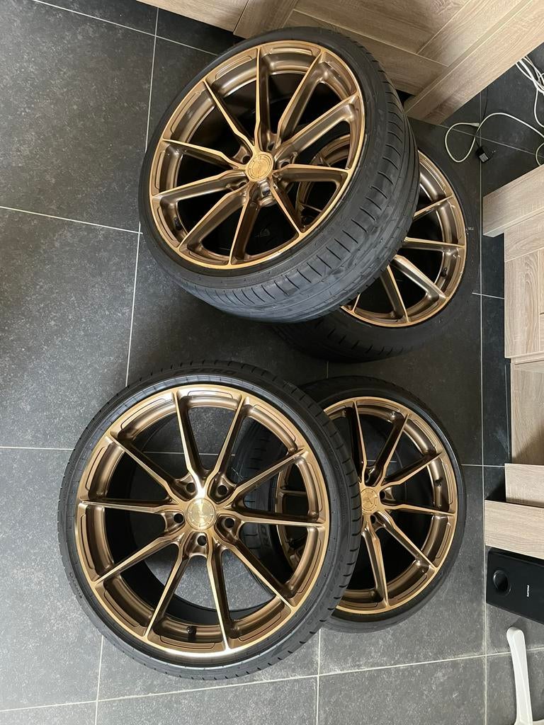 Japan Racing JR37 Bronze 20" 5x120V 8,5 m ET28A 10 ET32, Autos : Pièces & Accessoires, Pneus et Jantes, Véhicule de tourisme, Enlèvement