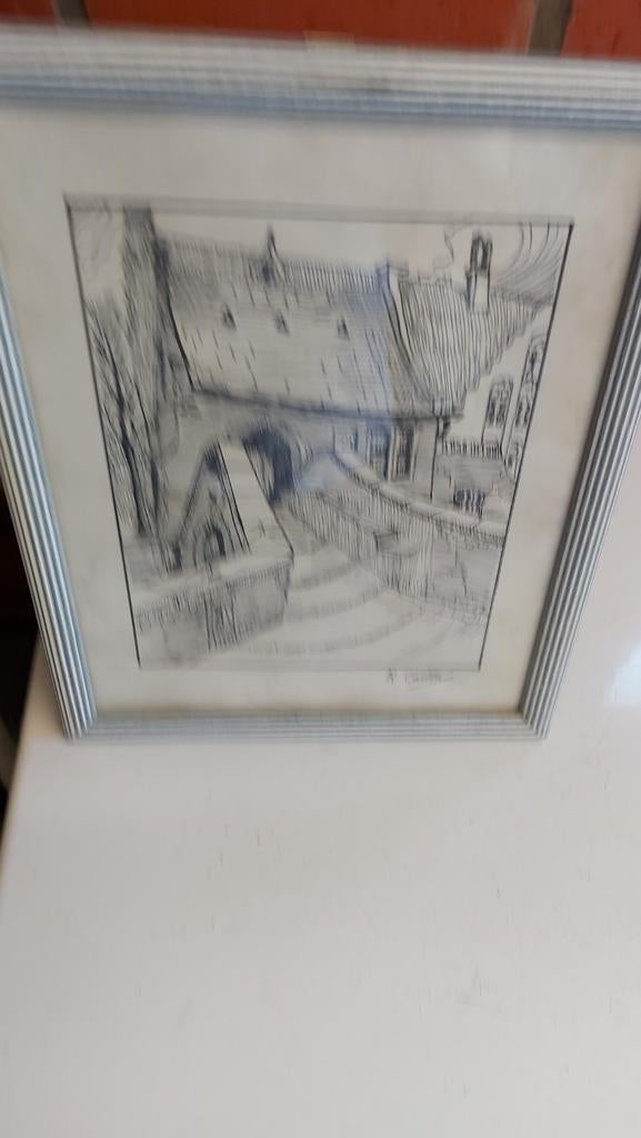 Tekening.  Brugge, Ophalen