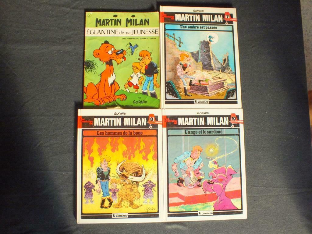 MARTIN MILAN (2 ALBUMS  E.O).            EDITIONS LE LOMBARD, Série complète ou Série, Enlèvement ou Envoi, Comme neuf, GODARD