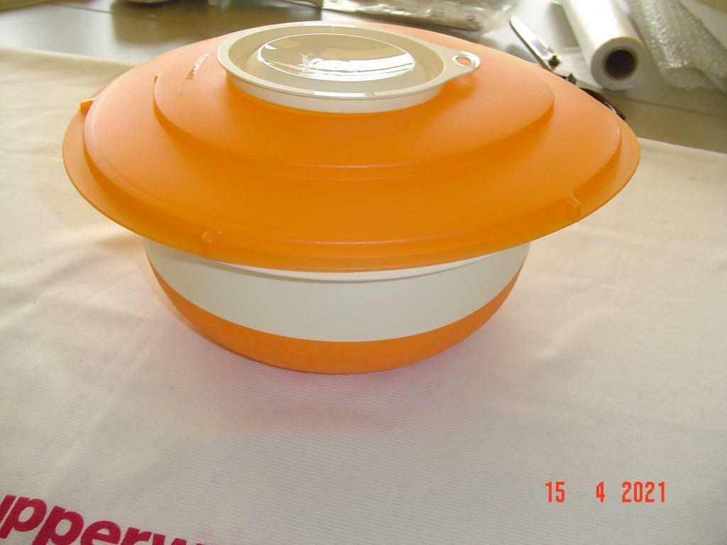 Tupperware grote mengkom  4 liter, Huis en Inrichting, Keuken | Tupperware, Ophalen of Verzenden, Zo goed als nieuw, Oranje
