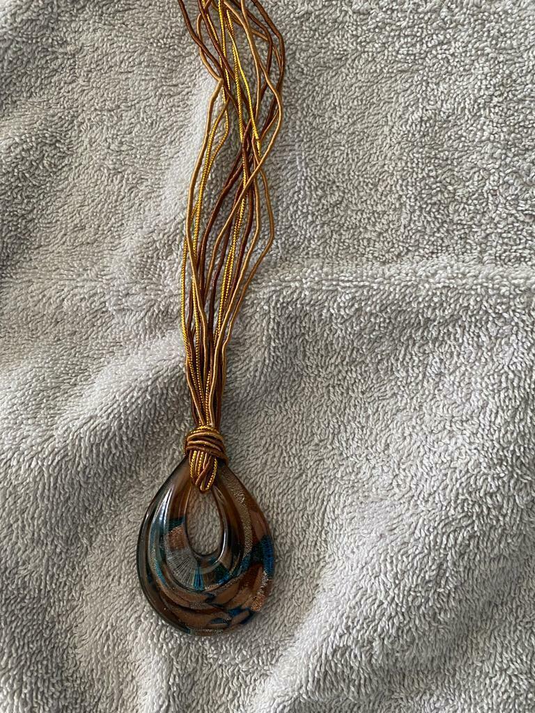 Ketting in Murano glas, Ophalen of Verzenden, Zo goed als nieuw