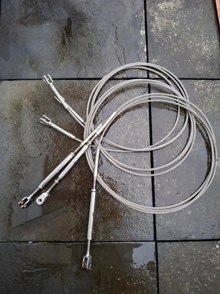 Verstaging (Rvs kabel 6mm), Watersport en Boten, Ophalen, Zo goed als nieuw, Tuigage en Masten, Zeilboot of Motorboot