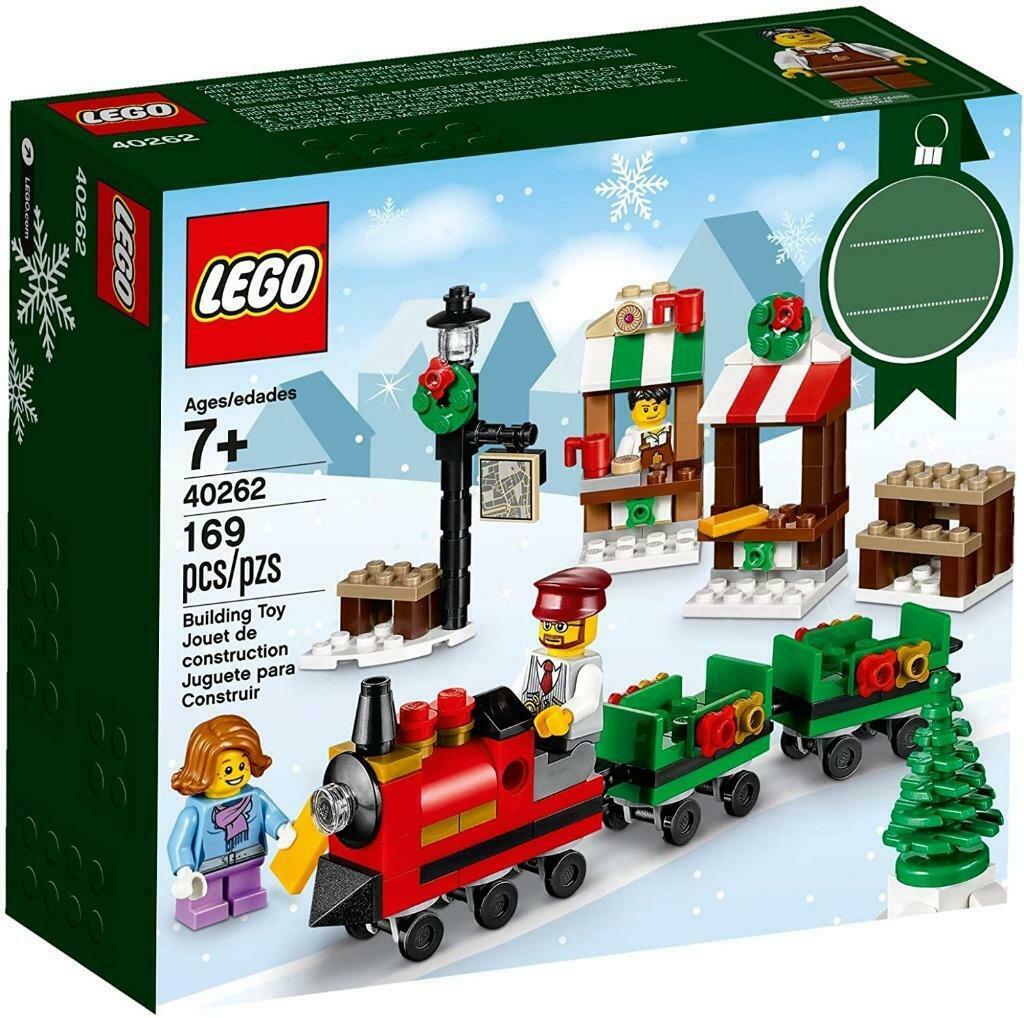 Lego 40262/40263 Kerstmis Treinrit/Dorpsplein (2017), Ophalen of Verzenden, Nieuw, Complete set, Lego