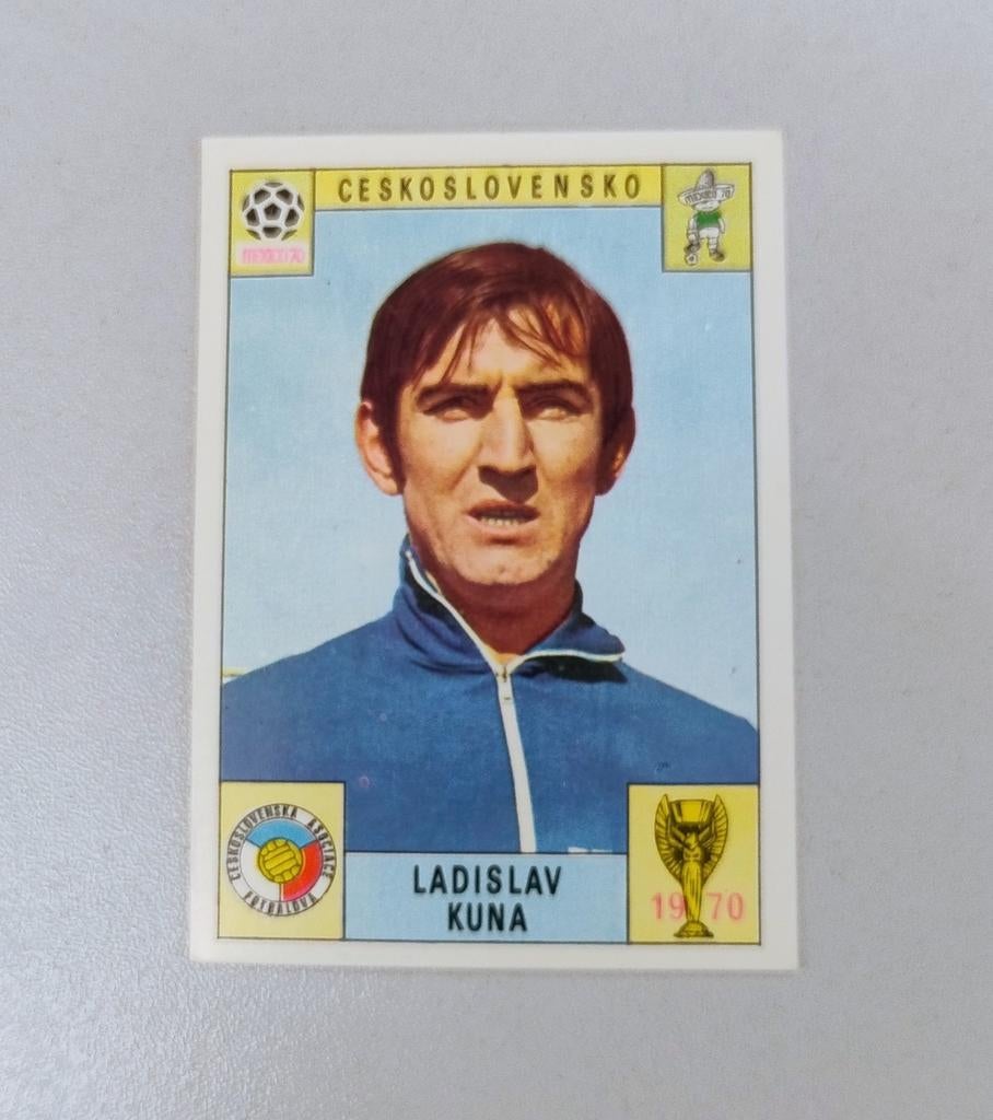 Panini Mexico 70: Ceskoslovensko - Ladislav Kunz., Ophalen of Verzenden, Zo goed als nieuw