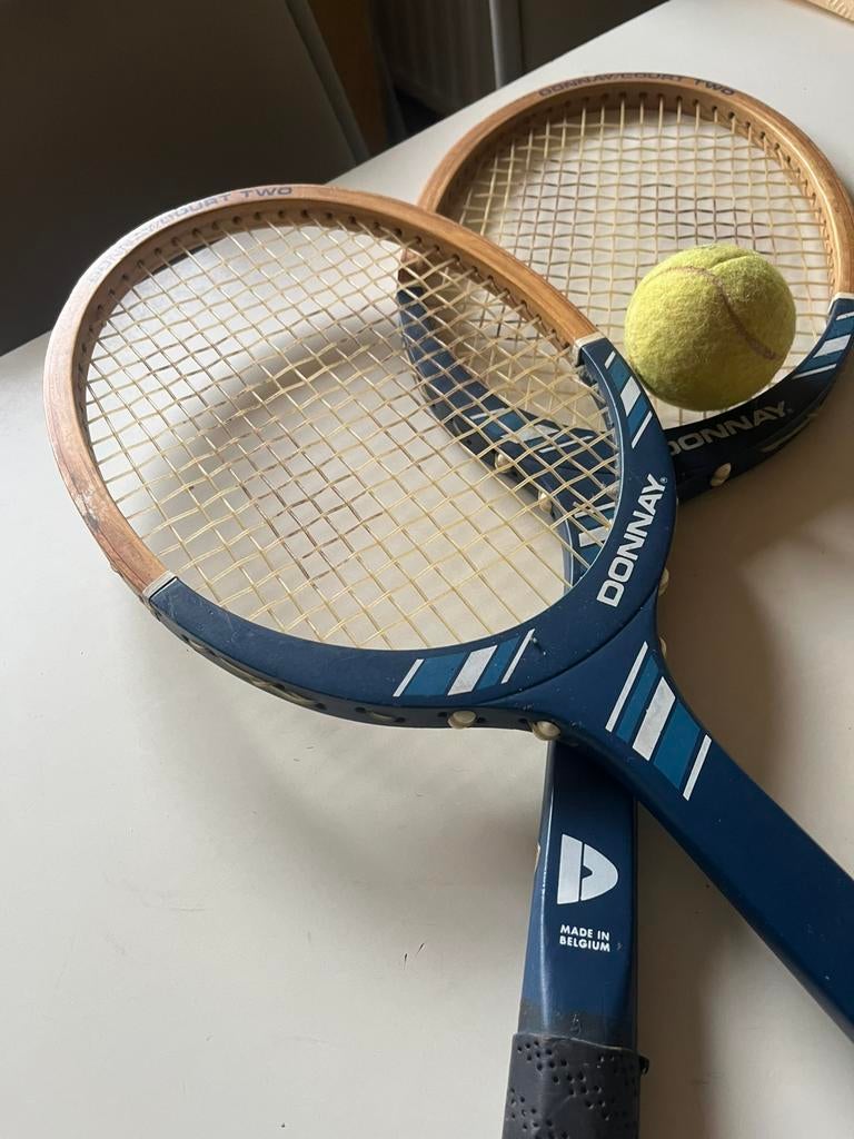 Vintage Donnay tennisracketten, Sport en Fitness, Ophalen, Gebruikt, Racket