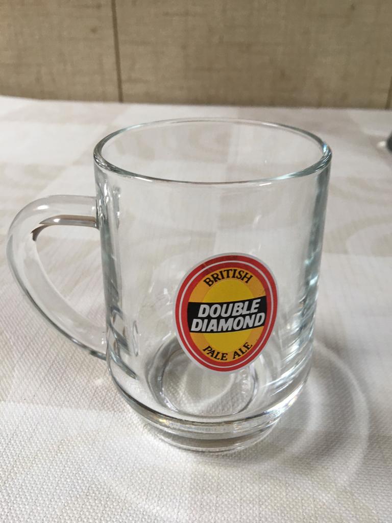 Verre à bière British Double Diamonds Pale Ale, Enlèvement ou Envoi, Comme neuf, Verre à bière