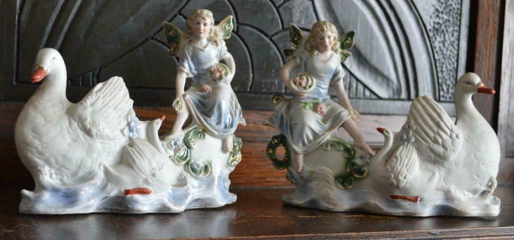 Ensemble de biscuits anciens elfes et cygnes, Enlèvement ou Envoi