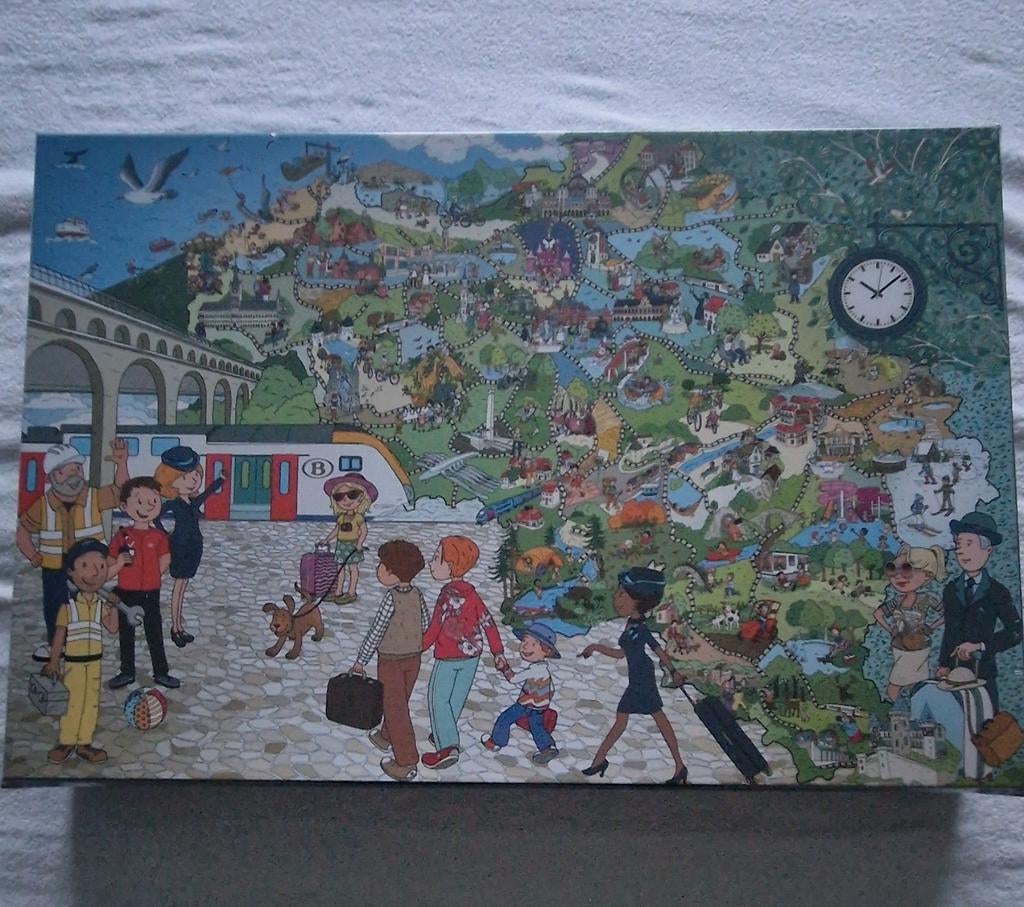 Te koop Puzzle Collector SNCB, Hobby en Vrije tijd, Ophalen, Legpuzzel