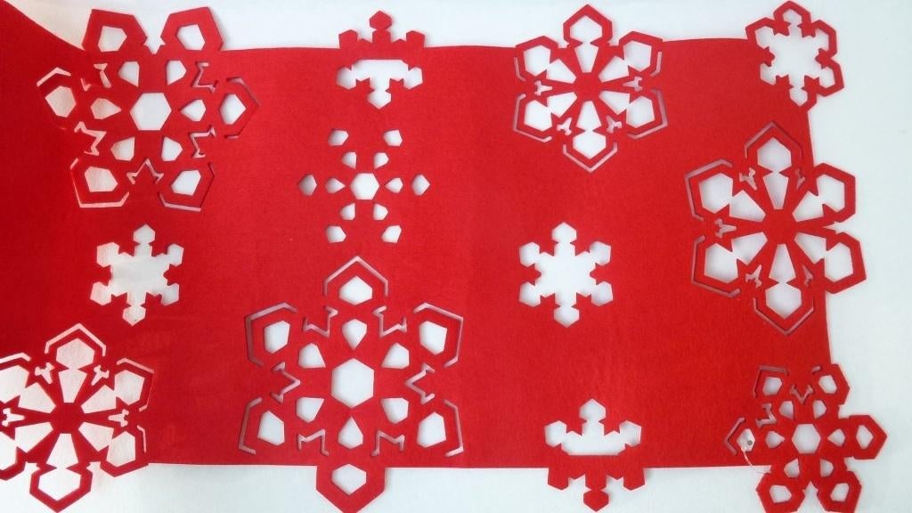 kerst lange onderlegger rood, Diversen, Ophalen of Verzenden, Nieuw