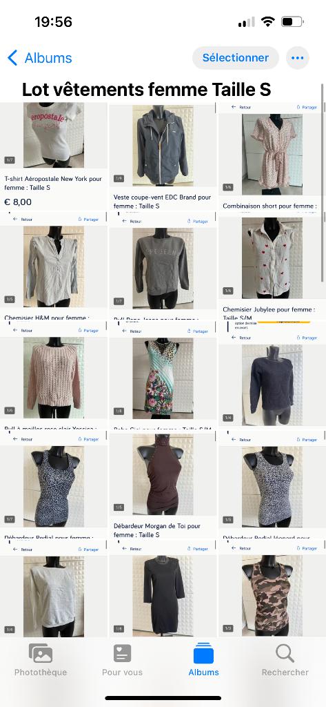 Énorme lot de 46 vêtements pour femme Taille S, Enlèvement ou Envoi, Comme neuf, Taille 36 (S)