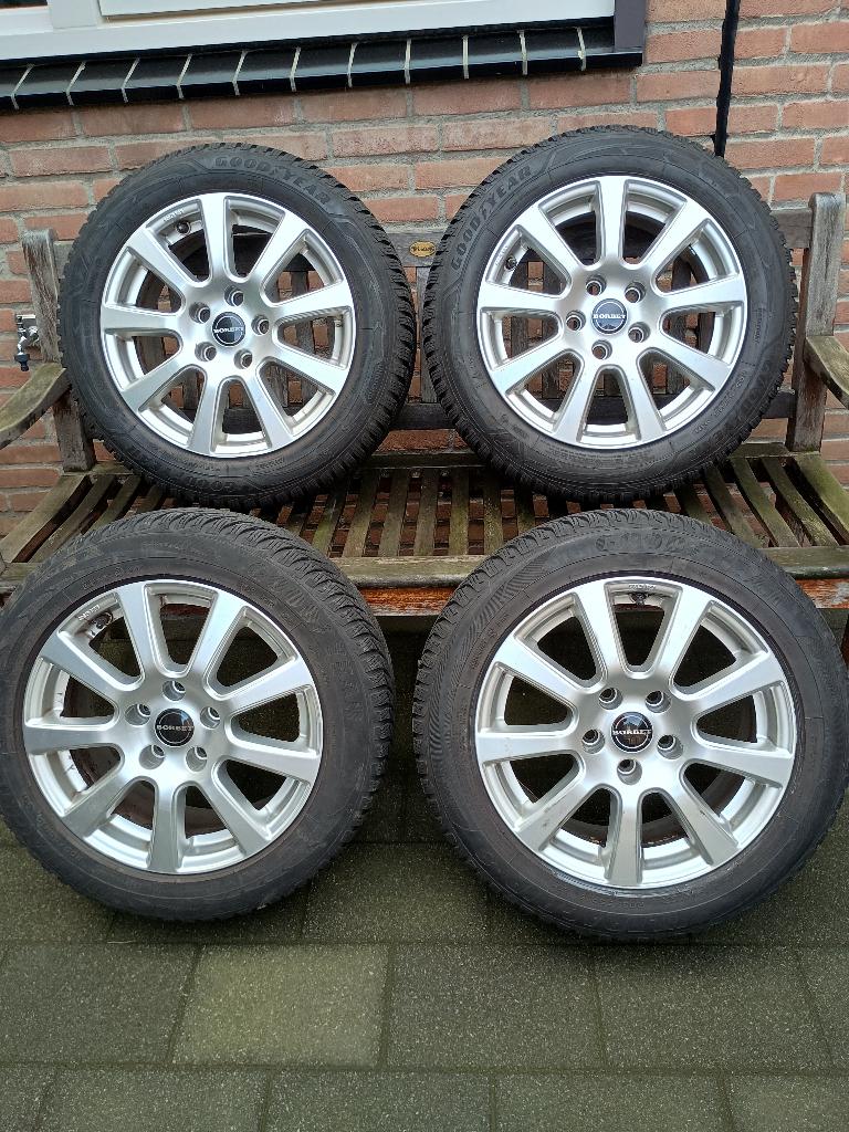 winterbanden met velgen, Ophalen, Gebruikt, 16 inch, Banden en Velgen