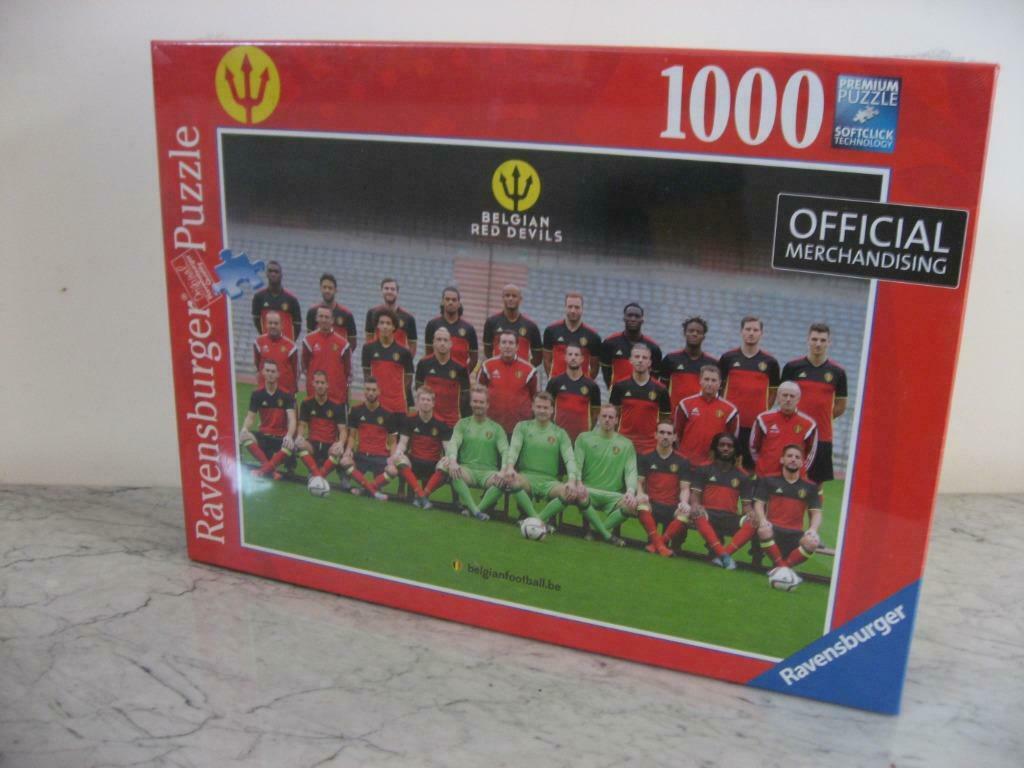 ✅  Puzzle Diables rouges - Red Devils 1000 pièces - NEUF, Enlèvement ou Envoi, Plus de 50 pièces, Neuf, 6 ans ou plus