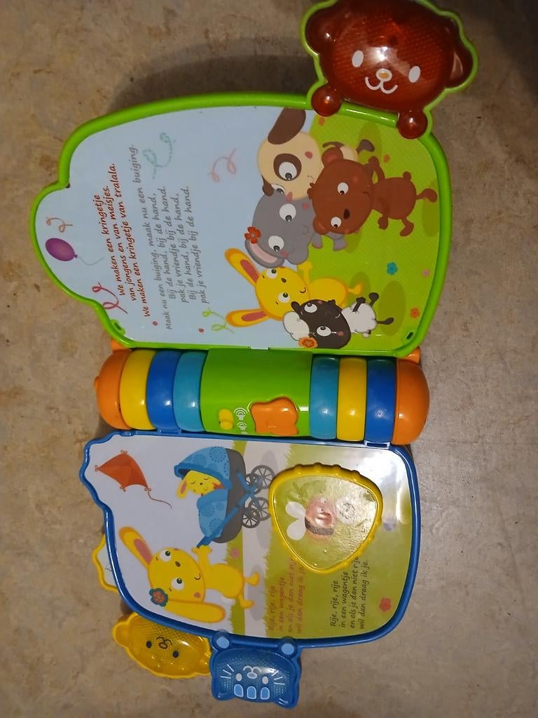 Vtech boek, Ophalen
